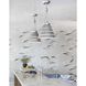 Point Dume™ Surfrider 3 Light 24.88 inch Galvanized Pendant Ceiling Light, Design Series
